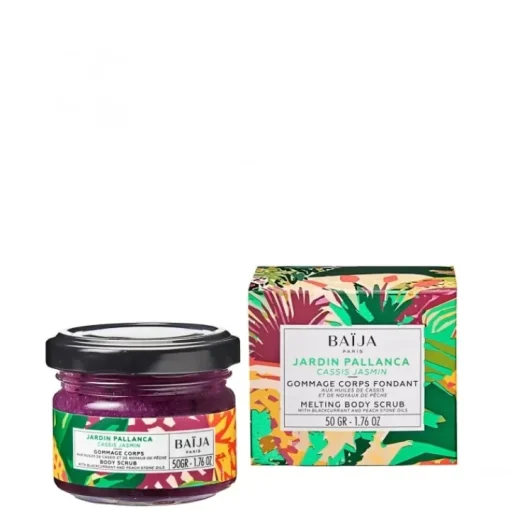 Femme Baija Parfum Naturel & Eco-Responsable|Gamme Complémentaire Parfumée|Jardin Pallanca                Gommage Corps - Format Voyage