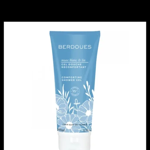 Berdoues Gommage & Bain|Musc Blanc & Lin                Gel Douche