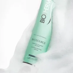 Biotherm Nettoyant Visage|Biosource                Exfoliant Nettoyant Moussant Purifiant Peaux Normales à Mixtes