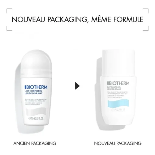 Biotherm Eau De Soin & Déodorant|Lait Corporel                Déodorant Roll-on Anti-transpirant