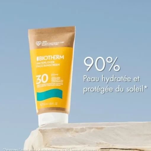 Biotherm Protecteur Solaire|Waterlover                Crème Solaire Visage Anti-âge SPF 30