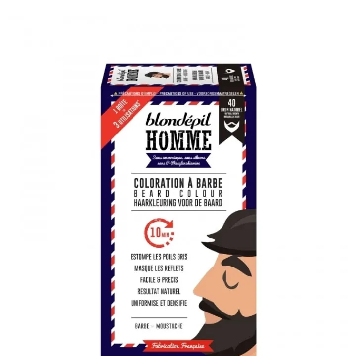 Homme Blondépil Homme Soin De Rasage|               Coloration à Barbe