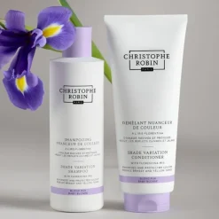 Christophe Robin Soin Conditioner & Masque|Démêlant Nuanceur de Couleur                A l'Iris Florentina