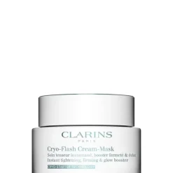 CLARINS Masque|Soin Jour & Nuit|Cryo-Flash Masque-Crème                Soin Masque Anti-Âge Effet Lift Immédiat, Fermeté & Éclat