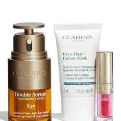 CLARINS Coffrets Pour Elle|Masque|Double Serum Eye                Coffret Soin Anti-Âge