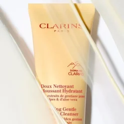 CLARINS Nettoyant Visage|Doux Nettoyant Moussant Hydratant                Peaux Normales à Sèches