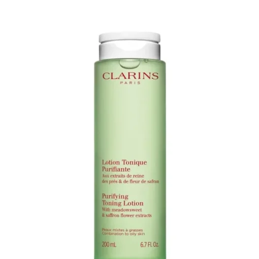 CLARINS Démaquillant Visage|Soin Naturel & Ecoresponsable|Lotion Tonique Purifiante                Peaux Mixtes à Grasses