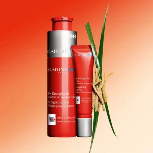 Homme CLARINS Soin Visage Homme|Men                Gel Energisant Yeux A l'Extrait de Ginseng Rouge