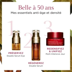 CLARINS Soin De Jour|Soin Naturel & Ecoresponsable|Multi Intensive                Crème Lift-Repulpante Anti-Rides Jour - Toutes Peaux