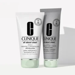 CLINIQUE Nettoyant Visage|All About Clean                Gelée Nettoyante + Exfoliante 2-en-1