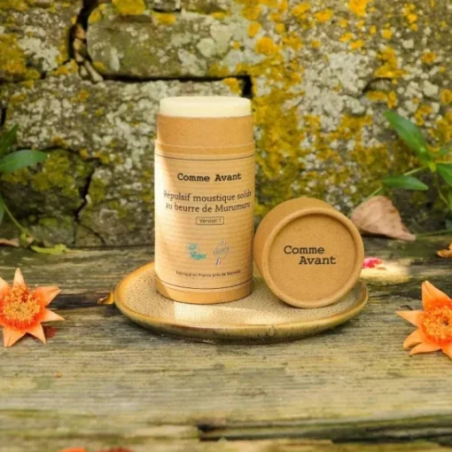 Comme Avant Soin Naturel & Ecoresponsable|Répulsif Moustique Solide                Au Beurre de Murumuru