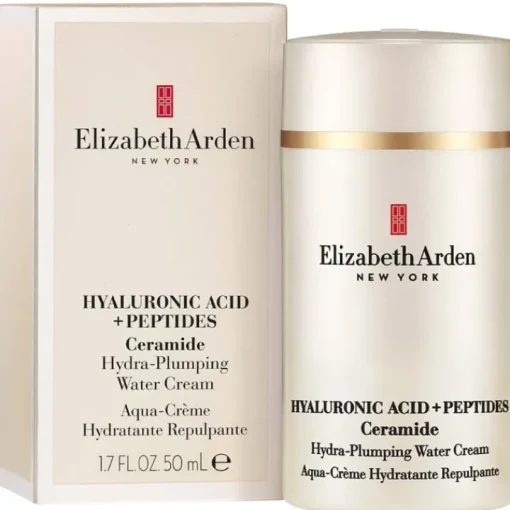 Elizabeth Arden Soin Jour & Nuit|CERAMIDE ACIDE HYALURONIQUE + PEPTIDES                Aqua-Crème Hydratante Repulpante