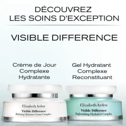 Elizabeth Arden Soin Jour & Nuit|Visible Difference                Gel hydratant complexe reconstituant