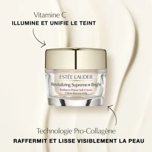 ESTEE LAUDER Soin Jour & Nuit|Revitalizing Supreme+ Bright                Crème Douceur Eclat