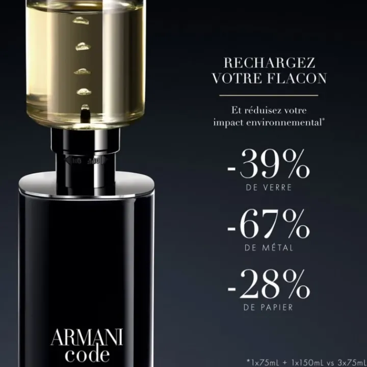 Homme GIORGIO ARMANI Eau De Parfum|Armani Code                Eau de Parfum Rechargeable