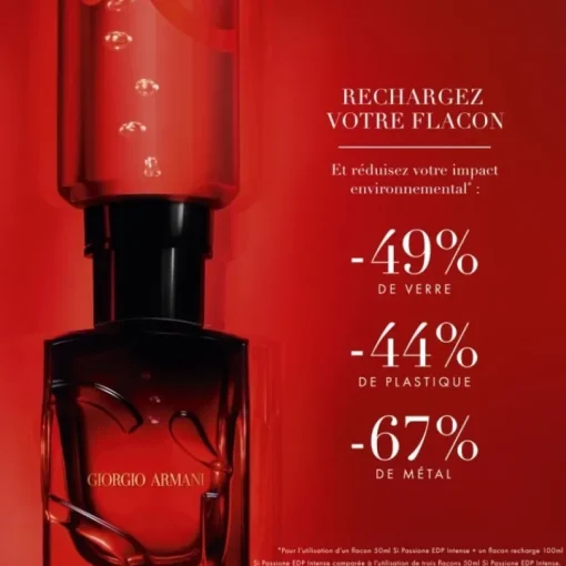 Femme GIORGIO ARMANI Parfum Recharge|Eau De Parfum|Armani Sì Passione                Eau de Parfum Intense Rechargeable - Flacon Recharge