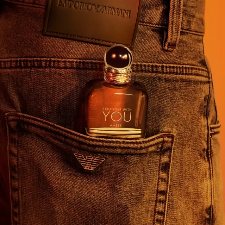 Homme GIORGIO ARMANI Eau De Parfum|Emporio Armani Stronger with You Amber                Eau de Parfum