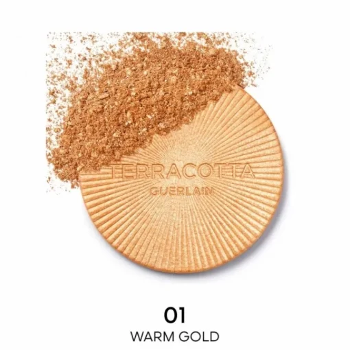 GUERLAIN Enlumineur|Terracotta Luminizer                La Poudre Enlumineur - 96% d'ingrédients d'origine naturelle Éclat scintillant & doré