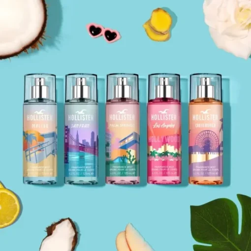Femme Hollister Brume Parfumée Corps & Cheveux|Gamme Complémentaire Parfumée|Palm Springs                Brume pour le Corps