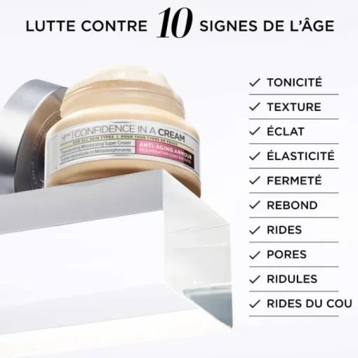 It Cosmetics Soin De Jour|Confidence In a Cream                Crème Hydratante Anti-âge - Format Voyage