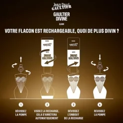 JEAN PAUL GAULTIER Parfum Recharge|Gaultier Divine Elixir                Parfum - Flacon Recharge