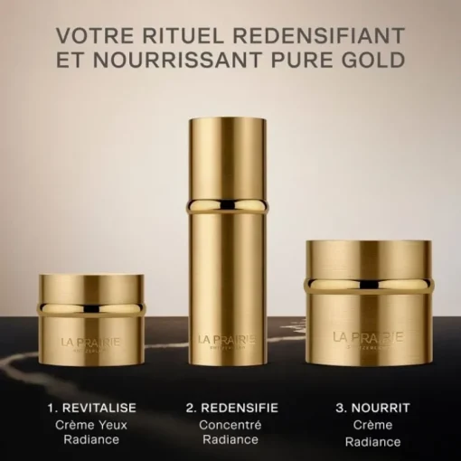 LA PRAIRIE Soin Yeux & Lèvres|Pure Gold                Crème Yeux Radiance