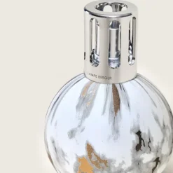 Maison Berger Paris Lampe À Catalyse Maison Berger|               Lampe Marbrure Blanche