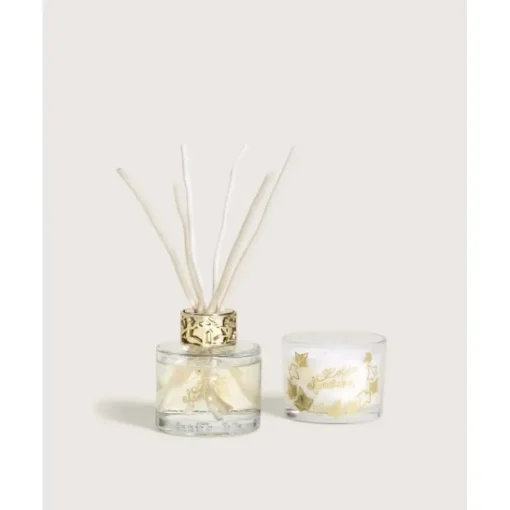 Maison Berger Paris Coffret Maison|Bougie Parfumée|Duo mini Bouquet & Bougie Lolita Lempicka Transparent                Coffret Parfum d'intérieur