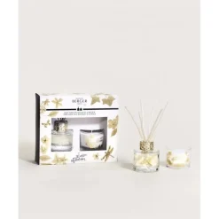 Maison Berger Paris Coffret Maison|Bougie Parfumée|Duo mini Bouquet & Bougie Lolita Lempicka Transparent                Coffret Parfum d'intérieur