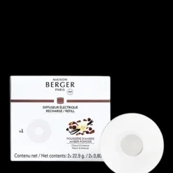 Maison Berger Paris Parfum D'Ambiance & Diffuseur D'Intérieur|Poussière d'Ambre                Recharge Diffuseur Nomade