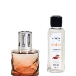 Maison Berger Paris Lampe À Catalyse Maison Berger|Spirale Rose Ambré                Coffret Lampe Berger