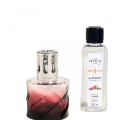 Maison Berger Paris Lampe À Catalyse Maison Berger|Spirale Rouge                Coffret Lampe Berger