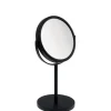 Novex Accessoires Maquillage|               Miroir Sur Pied Noir Mat x10