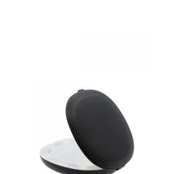Novex Accessoires Maquillage|Miroir Lumineux de Sac                 Double Face Grossissant x 1 et x 5 Noir Mat