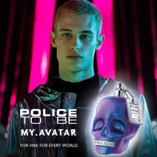 Homme Police Eau De Toilette|To Be My Avatar pour Lui                Eau de Toilette