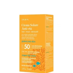Pupa Protecteur Solaire|Préparation Au Bronzage|Crème Solaire Anti-Âge SPF 50                 Visage, Cou & Décolleté Haute Protection UVA - UVB - Infrarouges