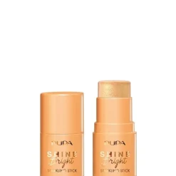Pupa Enlumineur|Shine Bright                Stick Scintillant pour le Visage et le Décolleté