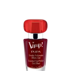 Pupa Vernis À Ongles|Vamp! Vernis à Ongles Parfumé Effett Gel                Vernis parfumé effet gel à la fragrance rouge