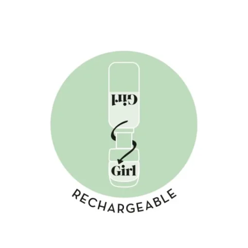 Femme ROCHAS Parfum Naturel & Eco-Responsable|Parfum Recharge|Girl                 Eau de Toilette - Flacon Recharge