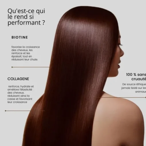 RoseBaie Paris Huile & Soin Spécifique|Biotine x Collagène                Sérum Réparation, Pousse et Reconstruction
