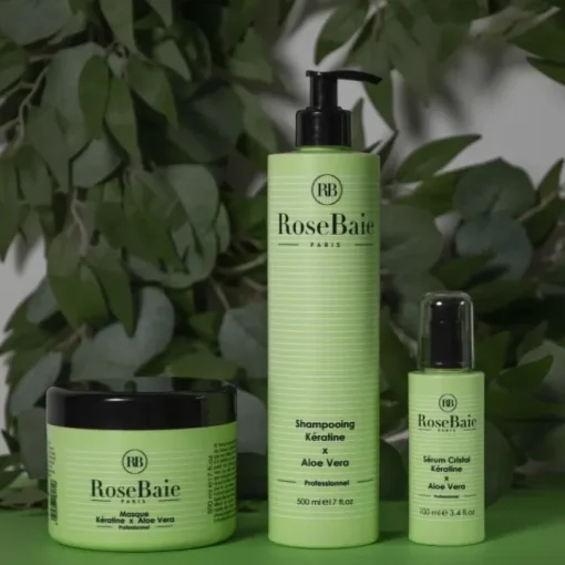 RoseBaie Paris Shampooing|Kératine x Aloe Vera                Shampooing Hydrant et Purifiant