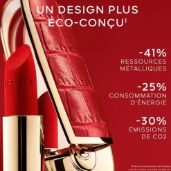 GUERLAIN Rouge À Lèvres & Laque|Rouge G de Majestic Feathers                L’Écrin Bijou Double Miroir - Songbird