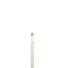 Samsar Accessoire Soin|Lime en verre Blanche avec Strass                14,5 cm