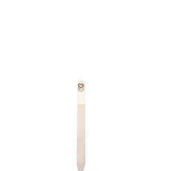 Samsar Accessoire Soin|Lime en verre Blanche avec Strass                14,5 cm