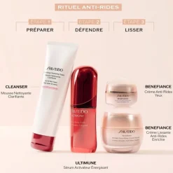 SHISEIDO Soin Jour & Nuit|Benefiance                Crème Lissante Anti-Rides Enrichie
